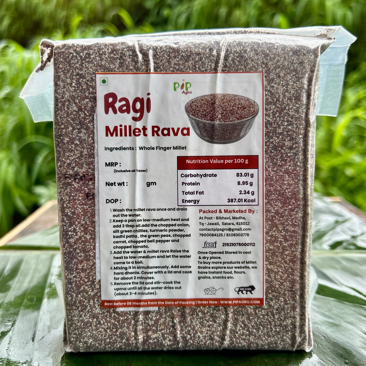 Nachani / Ragi Millet Rava | नाचणी रवा