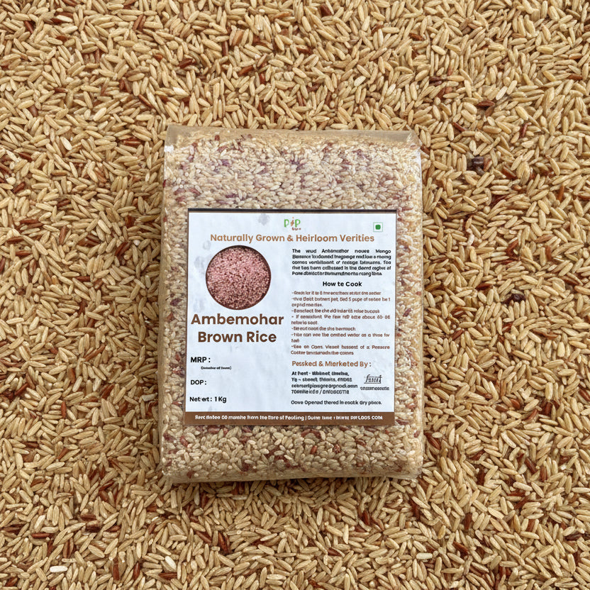 Ambemor Rice Buy Ambemohar Brown Rice Online - Unpolished Aromatic Rice | PIP AGRO