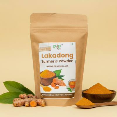 Pure Lakadong Turmeric Powder | लकाडोंग हळद पावडर