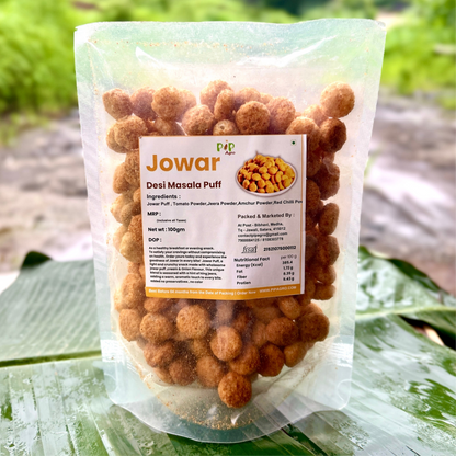 Jowar Puffs Desi Tadka 100 gm | ज्वारी देशी मसाला पफ