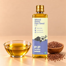 Flax Seed Oil - Wooden Cold Pressed | जवस तेल