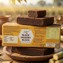 जगात भारी Black Jaggery Slab | काळा गुळ