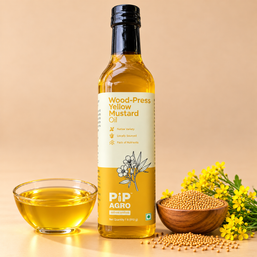 Yellow Mustard Wood Press Oil