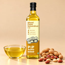Groundnut Oil Wooden Cold Pressed | शेंगदाणे तेल