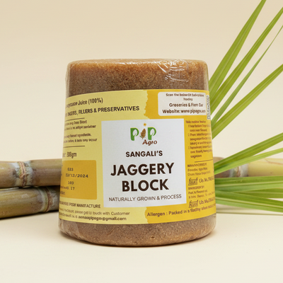 Sangali's जगात भारी Jaggery Slab 930g | गुळ ढेप
