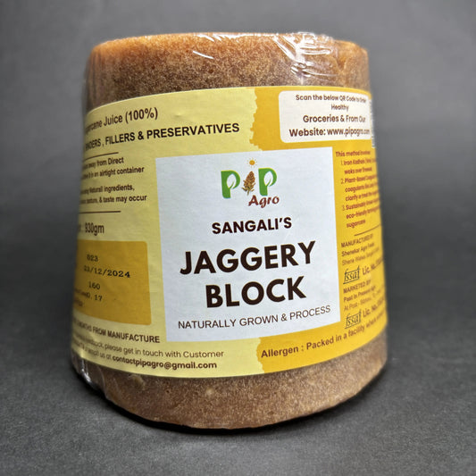 Sangali's जगात भारी Jaggery Slab 930 gm | गुळ ढेप