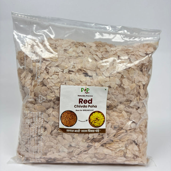 Red / Kagzi Nylon Poha | लाल नायलॉन पोहे 
