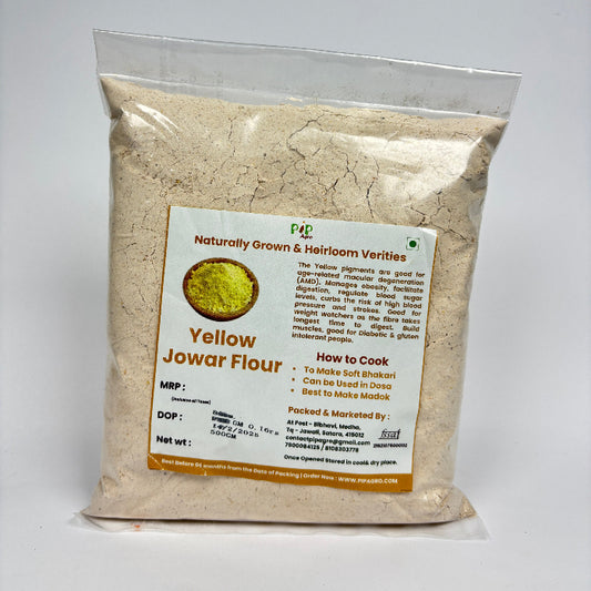 Yellow Jowar Flour | Specially for Diabetic | पिवळी ज्वारी पीठ