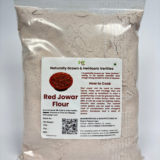 Red Jowar Flour | Specially for Diabetic | लाल ज्वारी पीठ