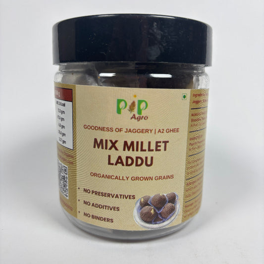 Mix Millet Jaggery-Ghee Ladoo/ Laddu 200 gm | मिक्स मिलेट लाडू