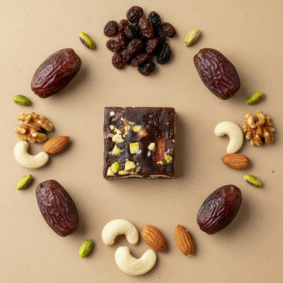 Dates Dryfruits Energy Bites 18g | खजूर ड्रायफ्रुट बार