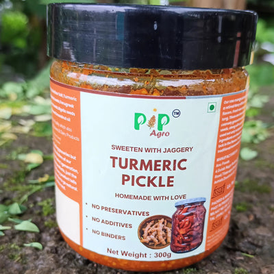 Raw Turmeric Pickle | जगात भारी हळदीचे लोणचे