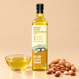 Groundnut Oil Wooden Cold Pressed | शेंगदाणे तेल