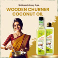 Coconut Oil Wooden Cold Pressed | नारळ तेल