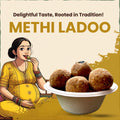 Methi DryFruit Jaggery-Ghee Ladoo / Laddu | मेथी लाडू