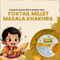 Foxtail Millet Masala Khakhra | राळा मसाला खाखरा