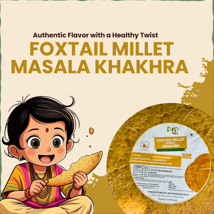 Foxtail Millet Masala Khakhra | राळा मसाला खाखरा