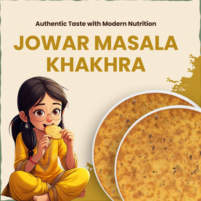 Jowar/Bajara Masala Khakhra | ज्वारी बाजरी मसाला खाखरा