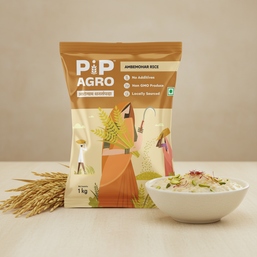 Ambemohar Rice (Semi Polished) | आंबेमोहोर तांदूळ