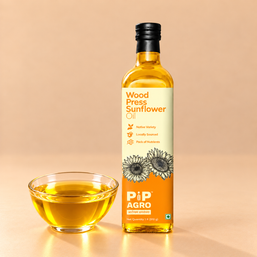 Sunflower Oil Wooden Pressed | सूर्यफूल तेल