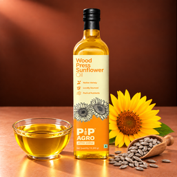 Sunflower Oil Wooden Pressed | सूर्यफूल तेल
