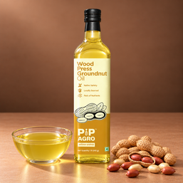 Groundnut Oil Wooden Cold Pressed | शेंगदाणे तेल