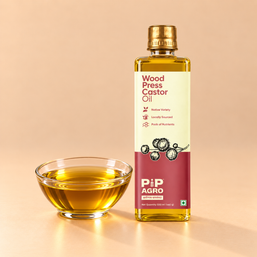 Castor Oil Wooden Cold Pressed | एरंड तेल