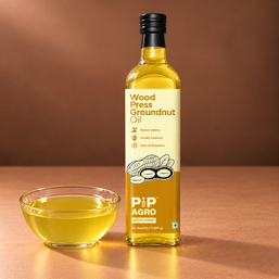 Groundnut Oil Wooden Cold Pressed | शेंगदाणे तेल