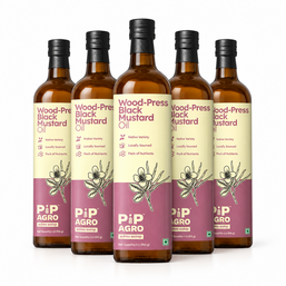 Black Mustard Wooden Cold Pressed Oil | काळी मोहरी तेल