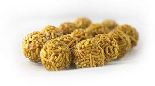 Besan Sev Laddoo 300g | Made with Khandsari Sugar | कळीचे लाडू
